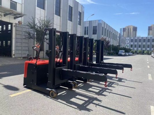 Boom Type Electric Pallet Forklift Counter Balance Lift Truck Two Section Gantry