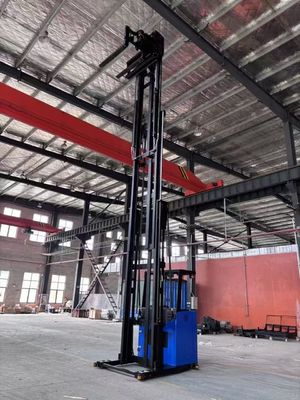 Lithium /Lead-acid Battery Three Way Direction Forklift Stacker Capacity1500 Kg  Lifting Height 8000 Meters