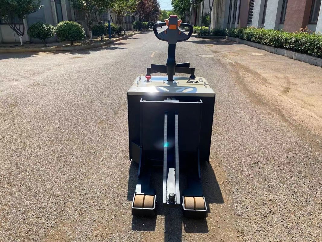 5000 KGS Electric Tow Tractors Tuggers With Load Support Rod Electronic Steering