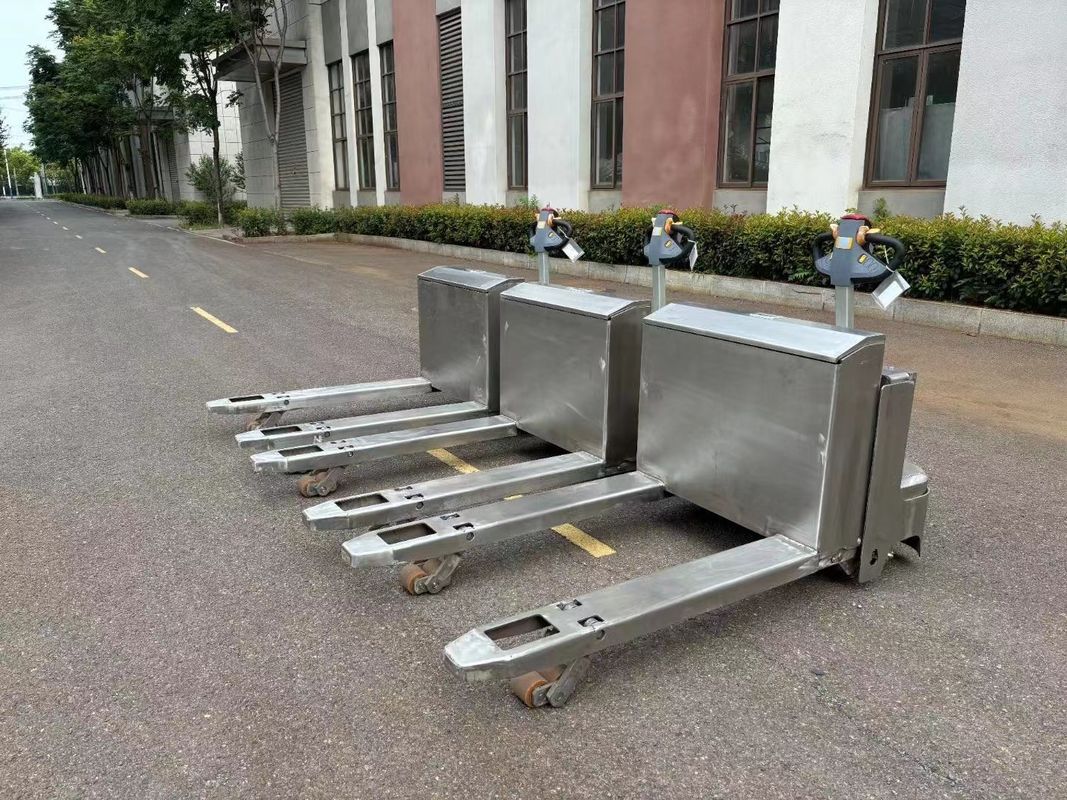 Electric Manual Pallet Jack Stacker Pallet Mover Stainless Steel  SUS 304 2000 KGS