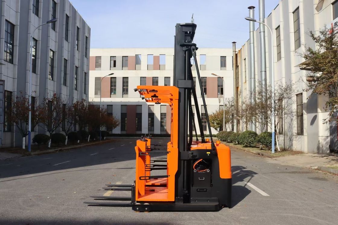Lithium Battery  25.6V500AH Capatity Weight 1000 KG Electric Order Picking Cart Lifting Height 8000 mm  Curtis  Drive  System